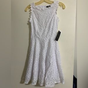 White lace dress